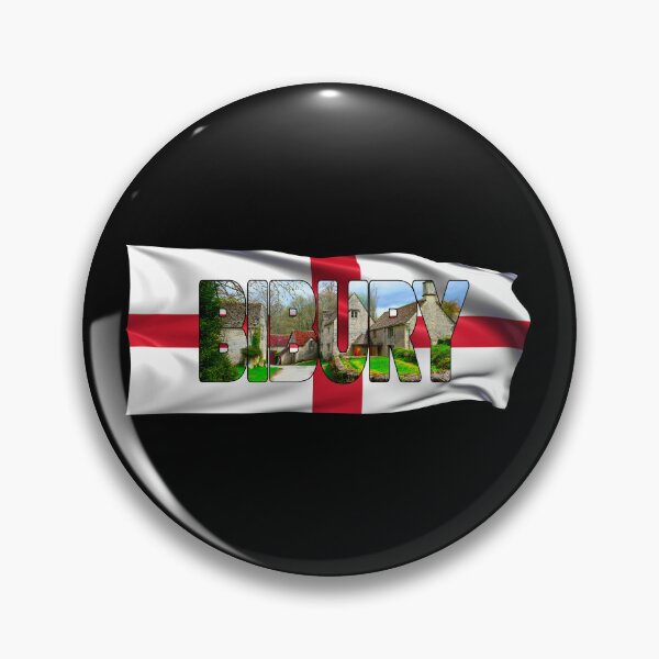 Item preview, BIBURY - Gloucestershire, England with Flag designed and sold by Adam Gormley.