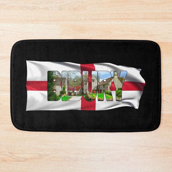 Item preview, BIBURY - Gloucestershire, England with Flag designed and sold by Adam Gormley.