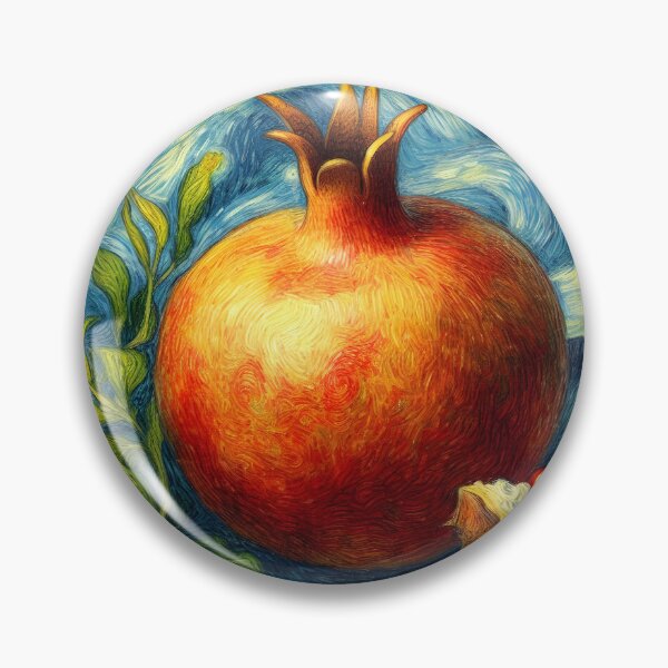 Artikelvorschau, Anar für Yalda im Van-Gogh-Stil – persisches Design (Iran) entworfen und verkauft von Persian Pride Official.