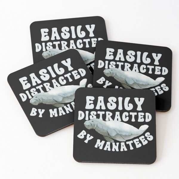 Item preview, Easily Distracted By Manatees designed and sold by TheAnimalZ00.