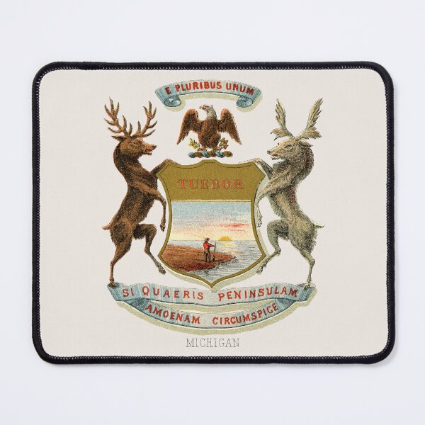 Item preview, 1876 Michigan Coat of Arms designed and sold by historicimage.