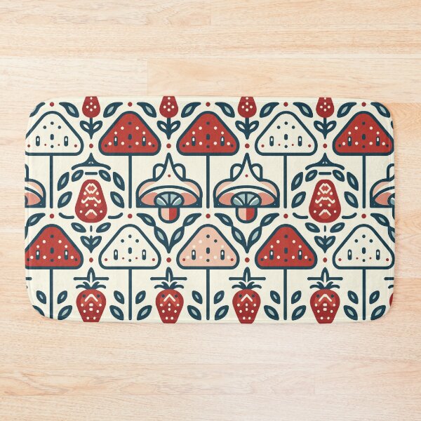 Item preview,  Enchanted Forest strawberry Motif designed and sold by kiokuso.