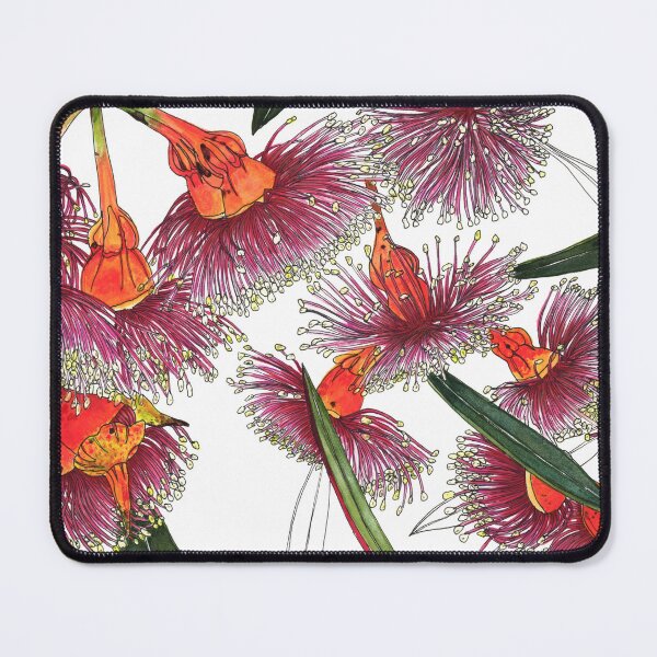 Item preview, Eucalyptus gum blossom pink Australian flora designed and sold by blueidesign.