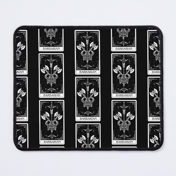 Item preview, Barbarian Tarot Card D&D Nat 20 Dungeons & Dragons  designed and sold by JaeSlaysDragons.