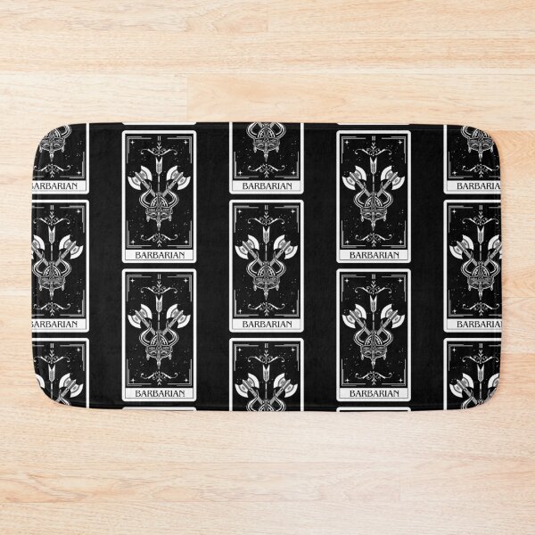 Item preview, Barbarian Tarot Card D&D Nat 20 Dungeons & Dragons  designed and sold by JaeSlaysDragons.
