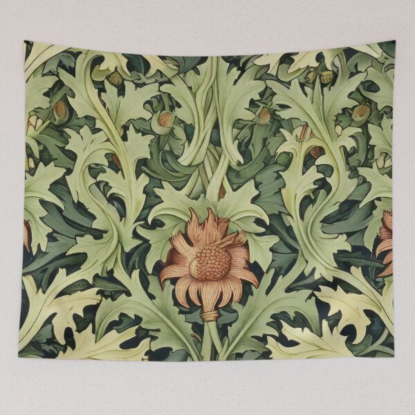 Item preview, Acanthus Elegance William Morris Inspired Artwork designed and sold by Tamas Das.
