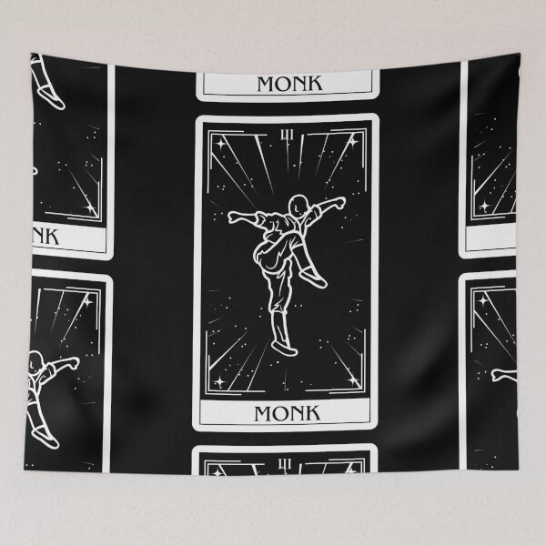 Item preview, Monk Tarot Card D&D Nat 20 Dungeons & Dragons  designed and sold by JaeSlaysDragons.