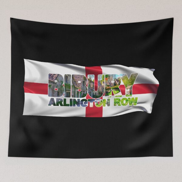 Item preview, BIBURY - Arlington Row, Gloucestershire, England w/ Flag designed and sold by Adam Gormley.