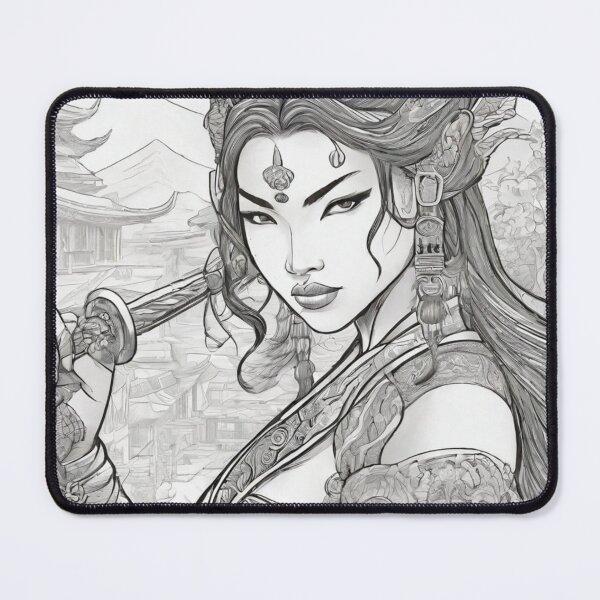 Item preview, Japanese Samurai girl  designed and sold by Luhgoveiia.