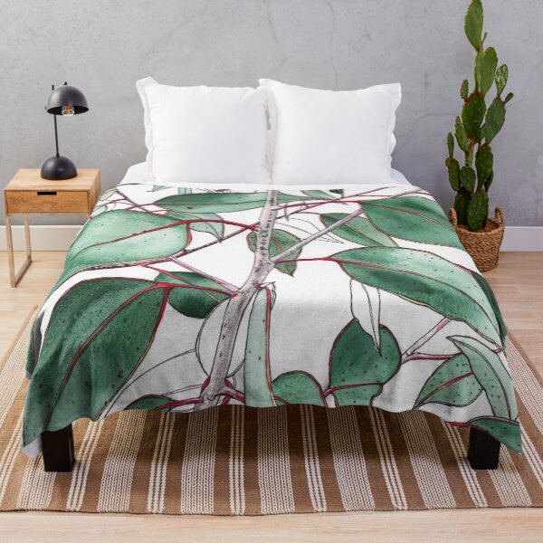 Item preview, Eucalyptus gum leaves green Australian flora designed and sold by blueidesign.