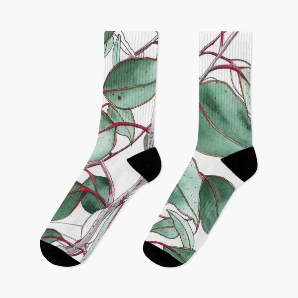 Item preview, Eucalyptus gum leaves green Australian flora designed and sold by blueidesign.
