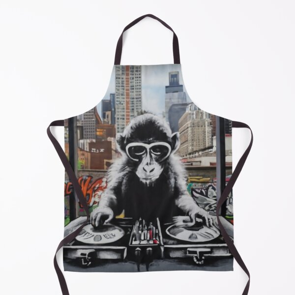 Item preview, DJ Monkey Stencil Graffiti designed and sold by Bomax121.