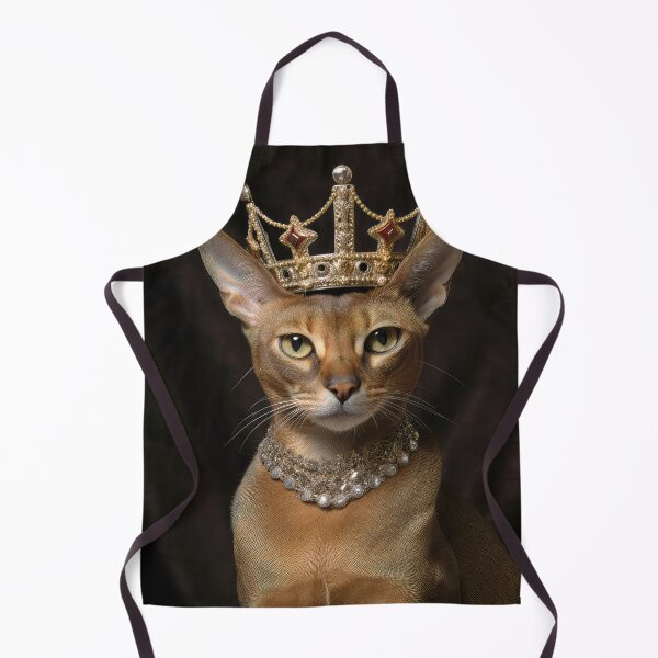 Item preview, Abyssinian Cat with Crown 01 designed and sold by Elisabeth Lucas.