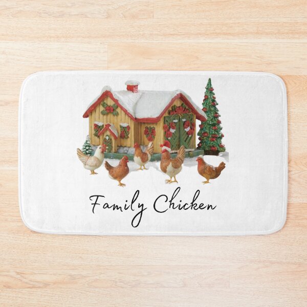 Item preview, A Cozy Family Chicken Christmas Scene designed and sold by Jeniwe.