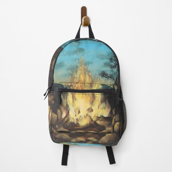 Item preview, Blue Night Sky Camping Lover Campsite Bonfire Campfire designed and sold by LEILA ART SPACE.