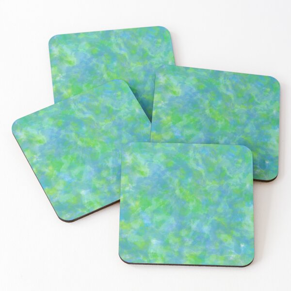 Item preview, Vibrant Watercolor Blue and Green Brushed designed and sold by PugazhLogan.