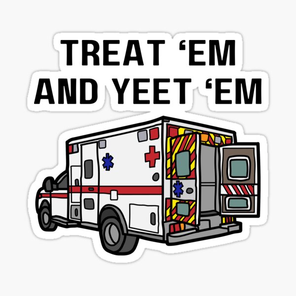 Rettungswagen Krankenwagen Feuerwehr' Sticker