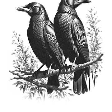 Aperçu de l'œuvre Murder Of Crows Raven Edgar Allan Poe Attempted Murder Gear de DynamicDesign
