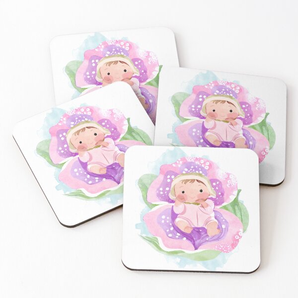 Item preview, Blossoming New Beginnings: A Newborn Rests on a Flower designed and sold by AmateKC.