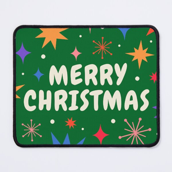 Item preview, Merry Christmas Colorful Stars Pattern designed and sold by MelTay21.