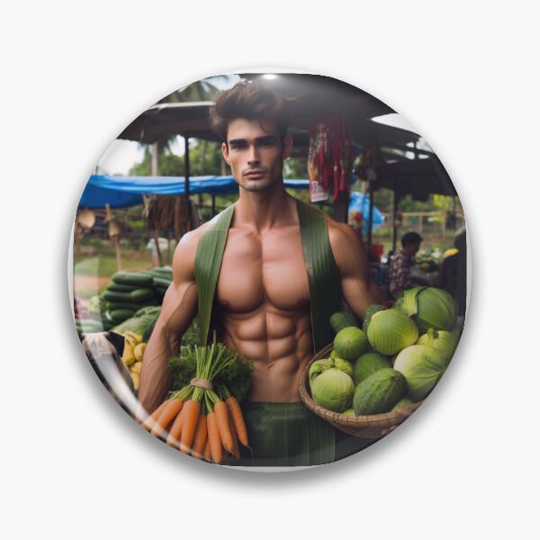 Item preview, Handsome young man in the market designed and sold by Nuipreecha2519.