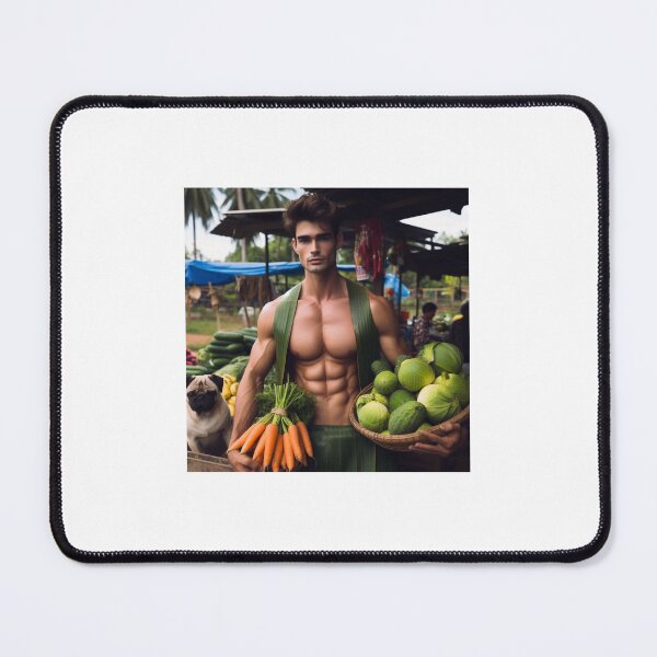 Item preview, Handsome young man in the market designed and sold by Nuipreecha2519.
