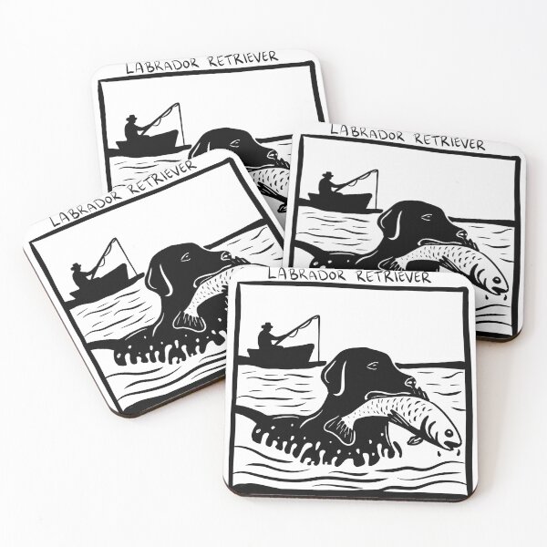 Item preview, Labrador Retriever Stamp Art designed and sold by BrinaDraws.