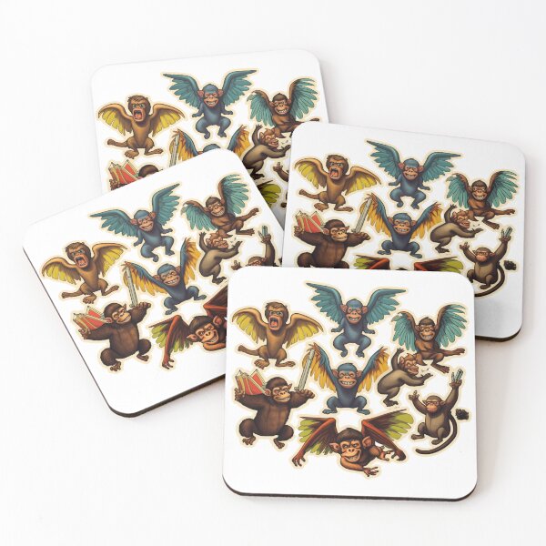 Item preview, Mythical Mischief: Flying Monkeys Collection designed and sold by 21 Tulips.