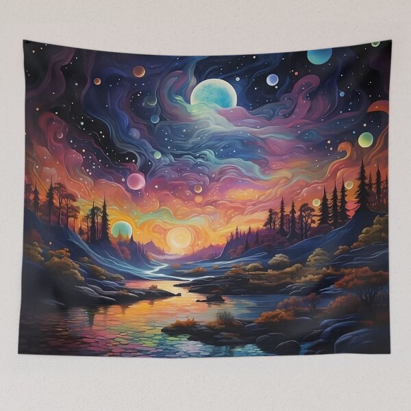 Item preview, Magic Color Flows - Mystic Night - Digital Art designed and sold by SnoopyTF.