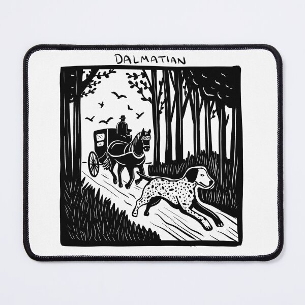 Item preview, Dalmatian Stamp Art designed and sold by BrinaDraws.