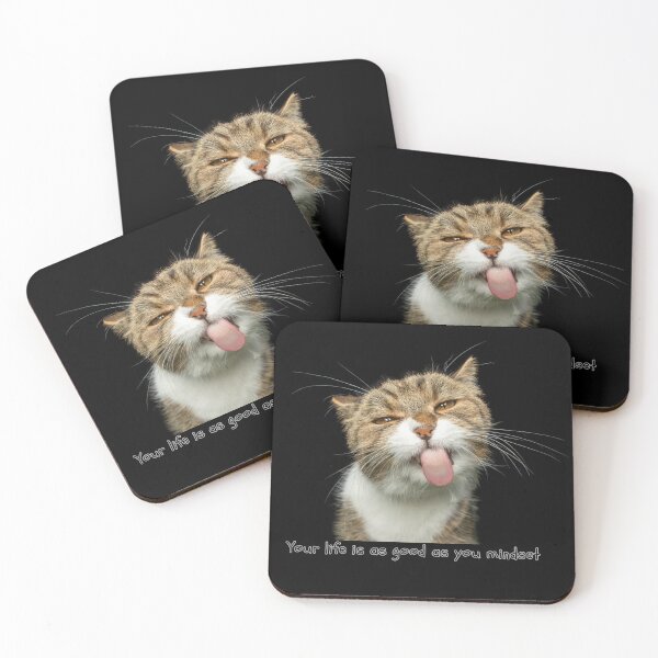 Item preview, Having a cat as a pet is something that helps make life more enjoyable.Stay positive during difficult times. designed and sold by attakorn.