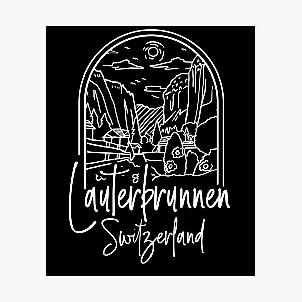 Item preview, Lauterbrunnen Switzerland Europe Vacation Lauterbrunnen Gear designed and sold by DynamicDesign.