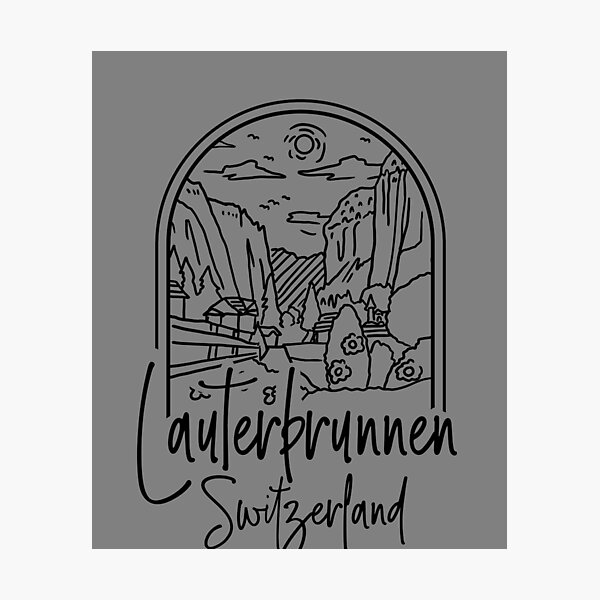 Item preview, Lauterbrunnen Switzerland Europe Vacation Lauterbrunnen Gear designed and sold by DynamicDesign.