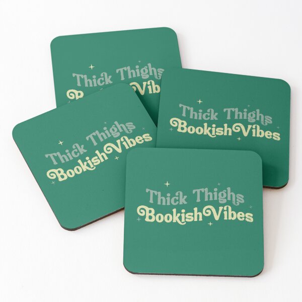 Item preview,  Thick Thighs Bookish Vibes- Bookish Green Version designed and sold by The Bookworm Store.