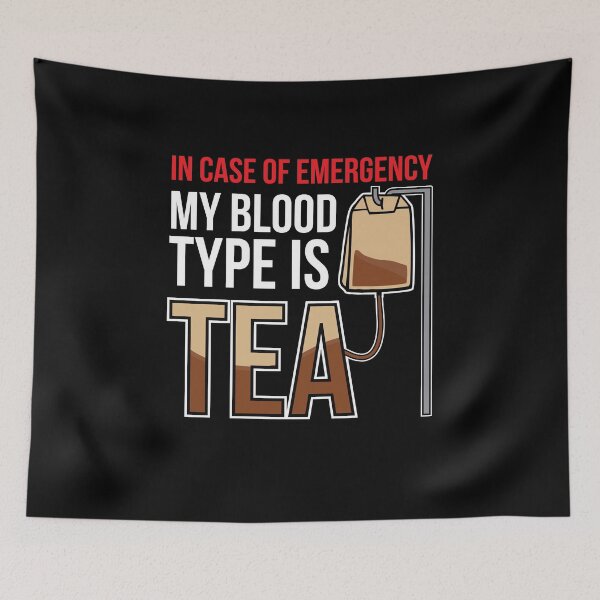 Item preview, My Blood Type Is Tea designed and sold by theredteacup.