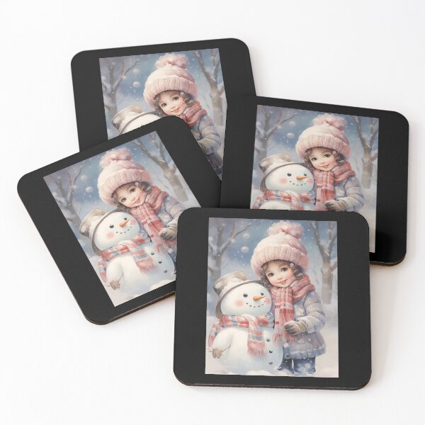 Item preview, Pretty Girl Hugging A Snowman designed and sold by Timothystore-.