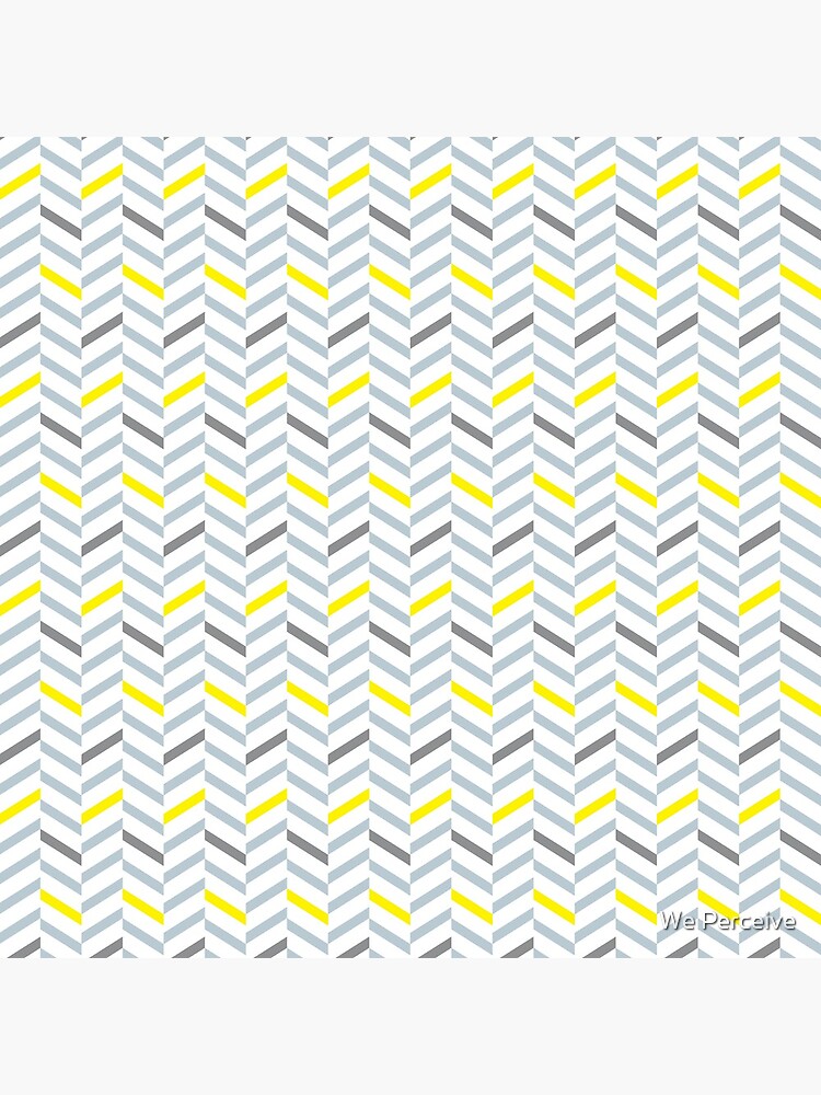 Geometric pattern - simple, black, grey, yellow by CitizenWong