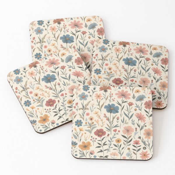 Item preview, Wild Flowers Pattern - Flowers, Floral, Flora, Vintage designed and sold by erkabees.