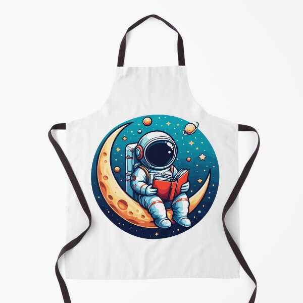 Item preview, Astronaut reading a book in space designed and sold by TomTeeShop01.