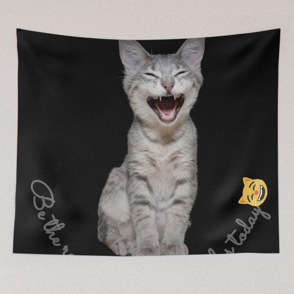 Item preview, Having a cat as a pet is something that helps make life more enjoyable.Stay positive during difficult times. designed and sold by attakorn.