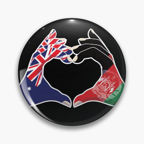 Item preview, Afghanistan Afghan Australian Australia Love Heart Peace designed and sold by FlagX.
