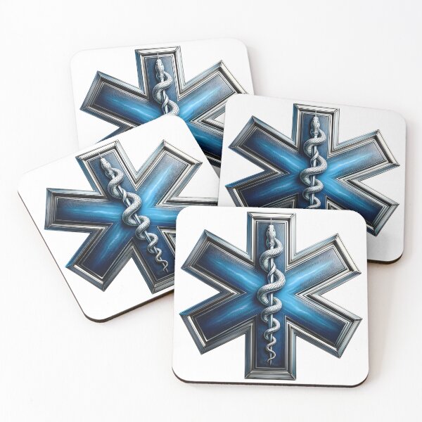 Item preview, Star of Life Logo for Hero Healthcare Workers designed and sold by gemneye.
