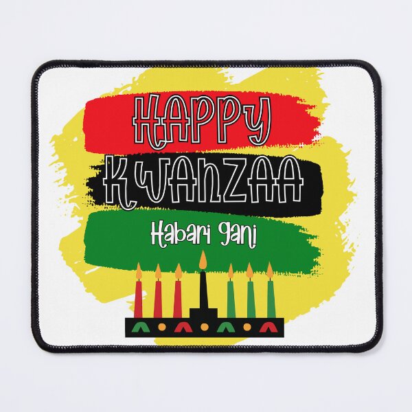 Item preview, Habari Gani Happy Kwanzaa Vibrant Celebration Tee designed and sold by EazyStyles.