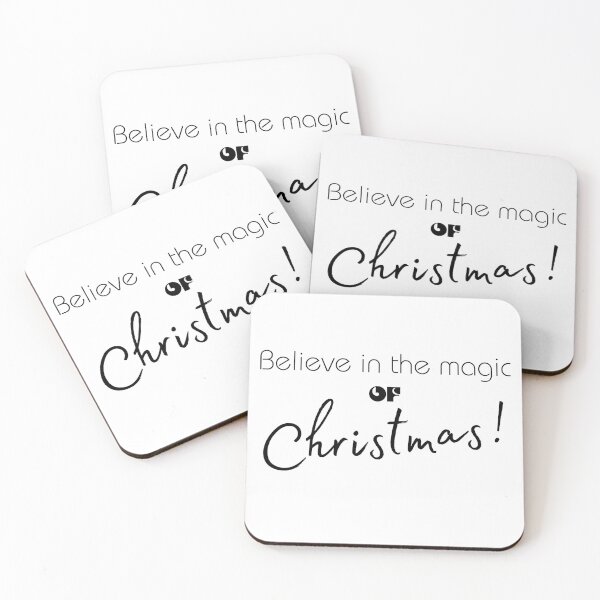 Item preview, Believe in the Magic of Christmas Typography Design - Festive Holiday Art designed and sold by Gayan-Art.