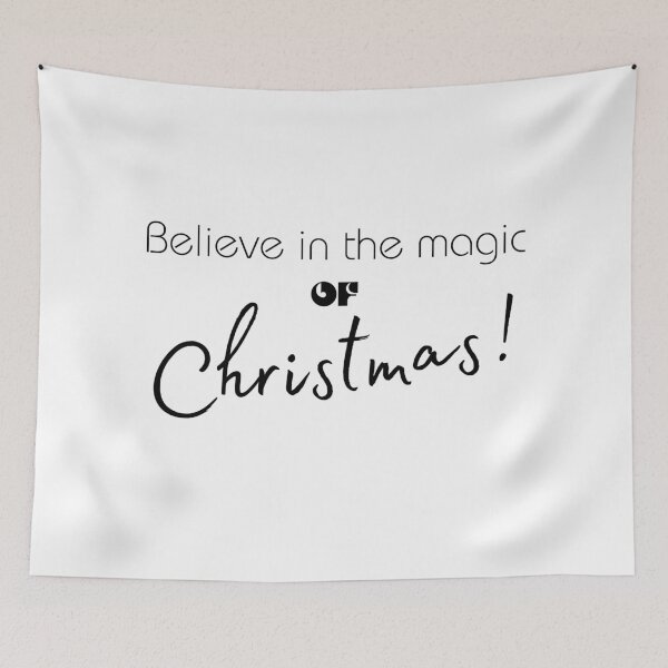 Item preview, Believe in the Magic of Christmas Typography Design - Festive Holiday Art designed and sold by Gayan-Art.
