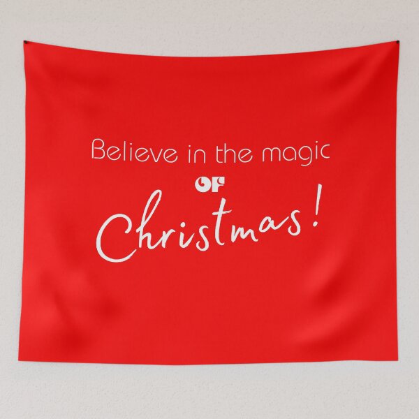 Item preview, Believe in the Magic of Christmas Typography Design - Festive Holiday Art designed and sold by Gayan-Art.