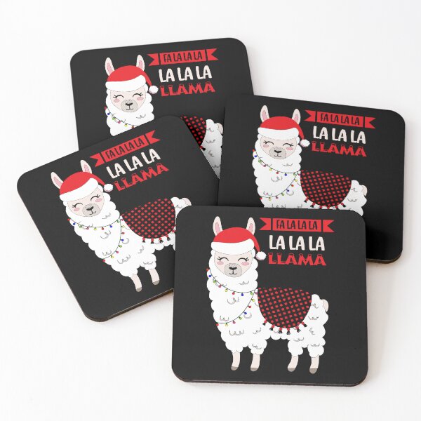 Item preview, Christmas Llama - Fa la la la la la la llama designed and sold by Monkey-Bar.