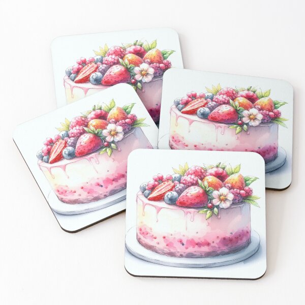 Item preview, Strawberry cake. designed and sold by growing-mom.