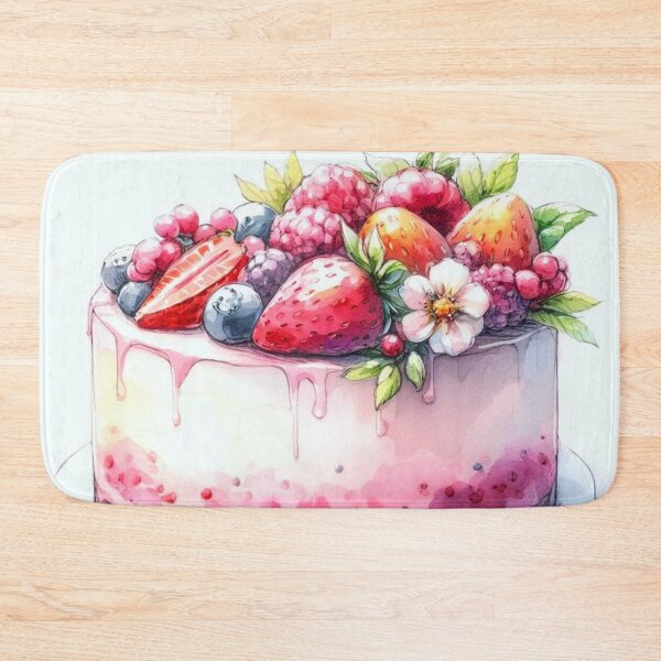 Item preview, Strawberry cake. designed and sold by growing-mom.