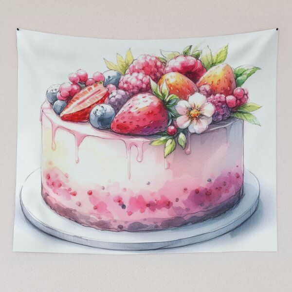 Item preview, Strawberry cake. designed and sold by growing-mom.